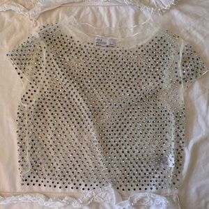 💎Hot & Delicious Mesh Rhinestone Top💎
